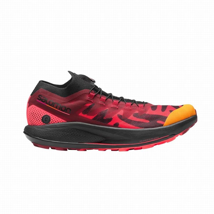 Salomon Pulsar Trail Pro For Ciele Trail Løbesko Herre Rød [OZA1825ZR]